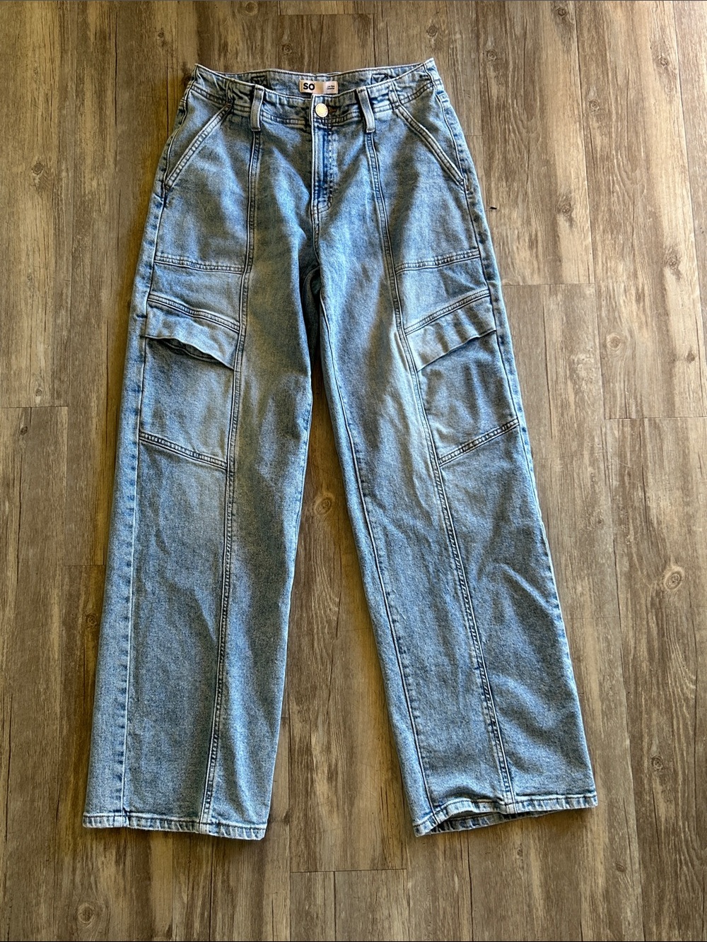 SO Baggy Carpenter Low Rise Jeans Size 8